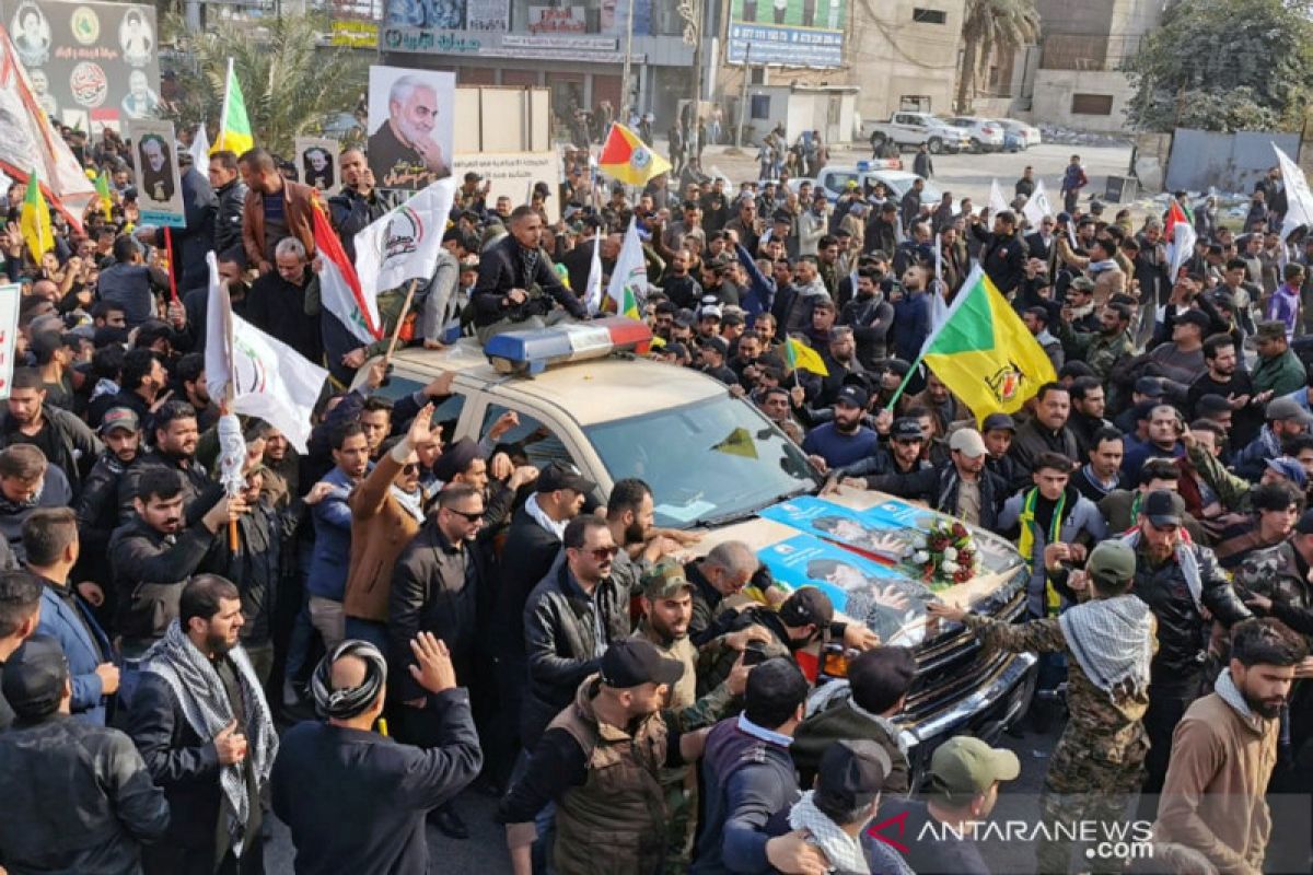 Jenazah Soleimani dipulangkan ke Iran