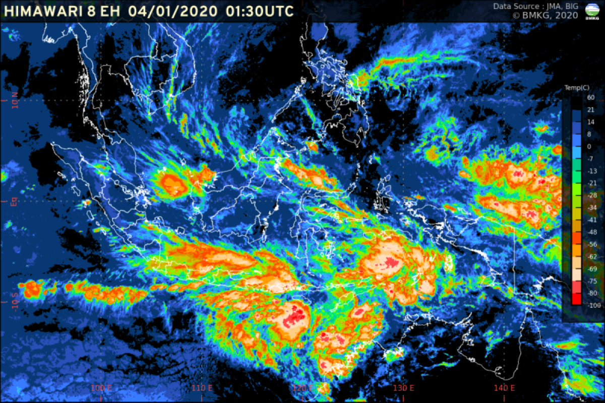 BMKG : Waspada hujan lebat di Lampung Sabtu-Minggu