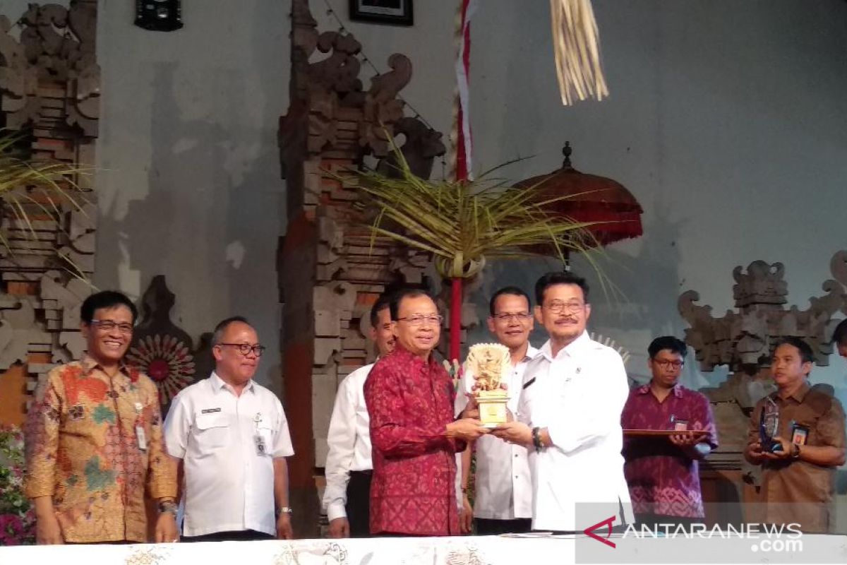 Menteri Pertanian dukung Pemprov Bali kembangkan pertanian organik