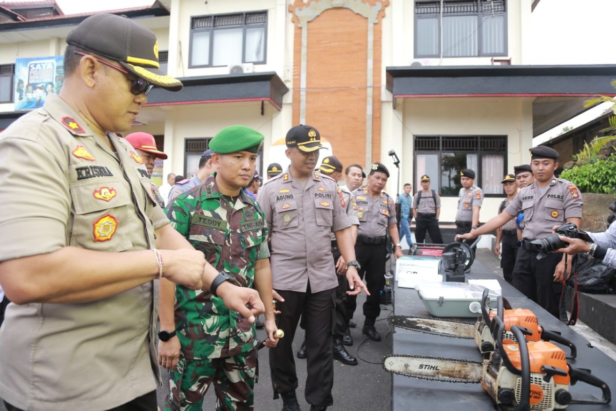TNI-Polri di Bangli bersinergi kerahkan personel siaga bencana alam