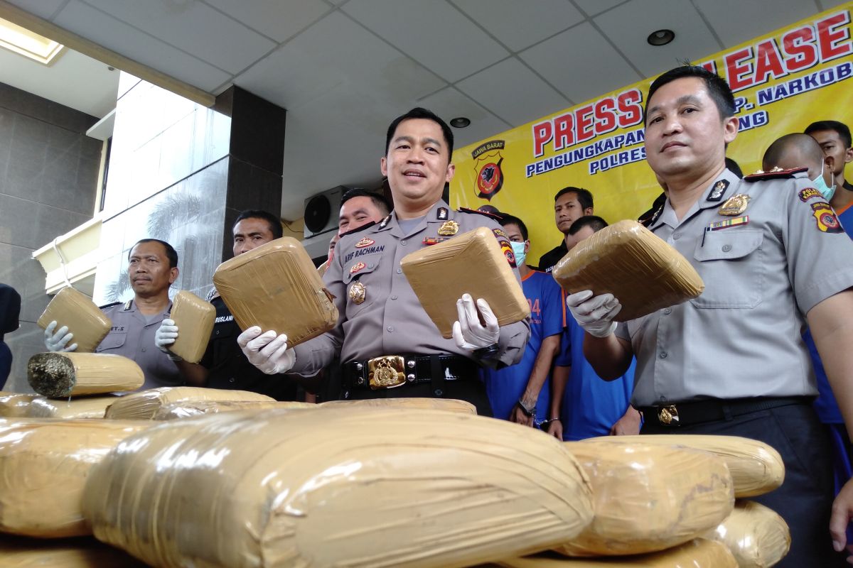 Sepanjang 2019, Polres Karawang tangkap ratusan pengedar narkoba