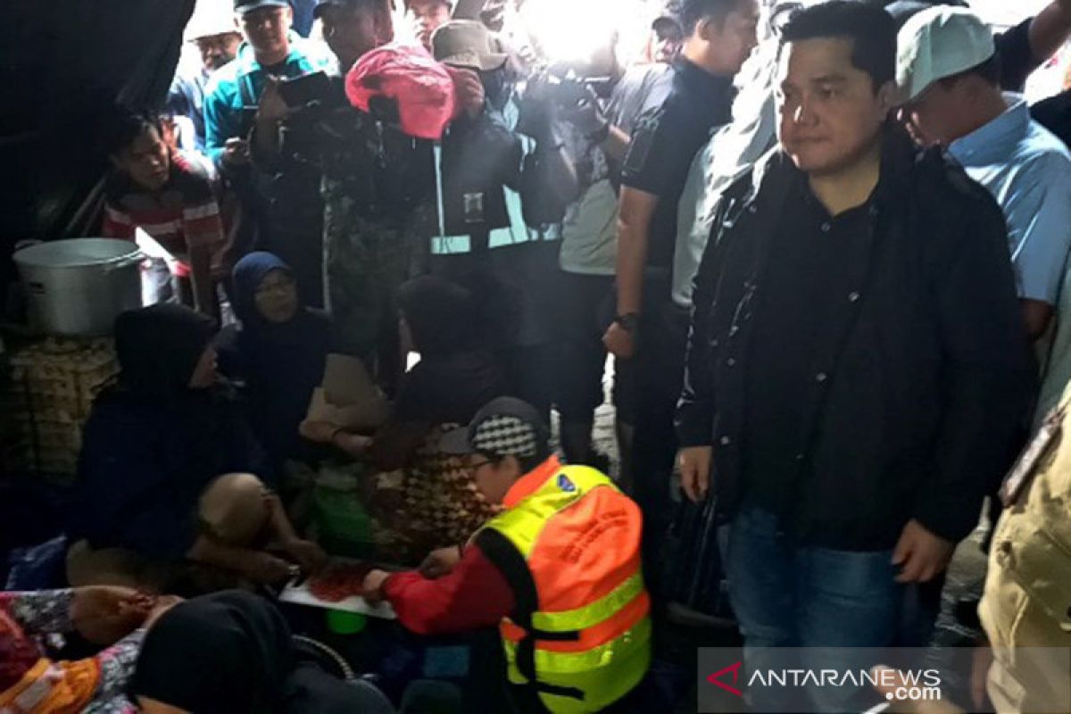 Menteri BUMN akan gelar rapat evaluasi bantuan dan waspada banjir