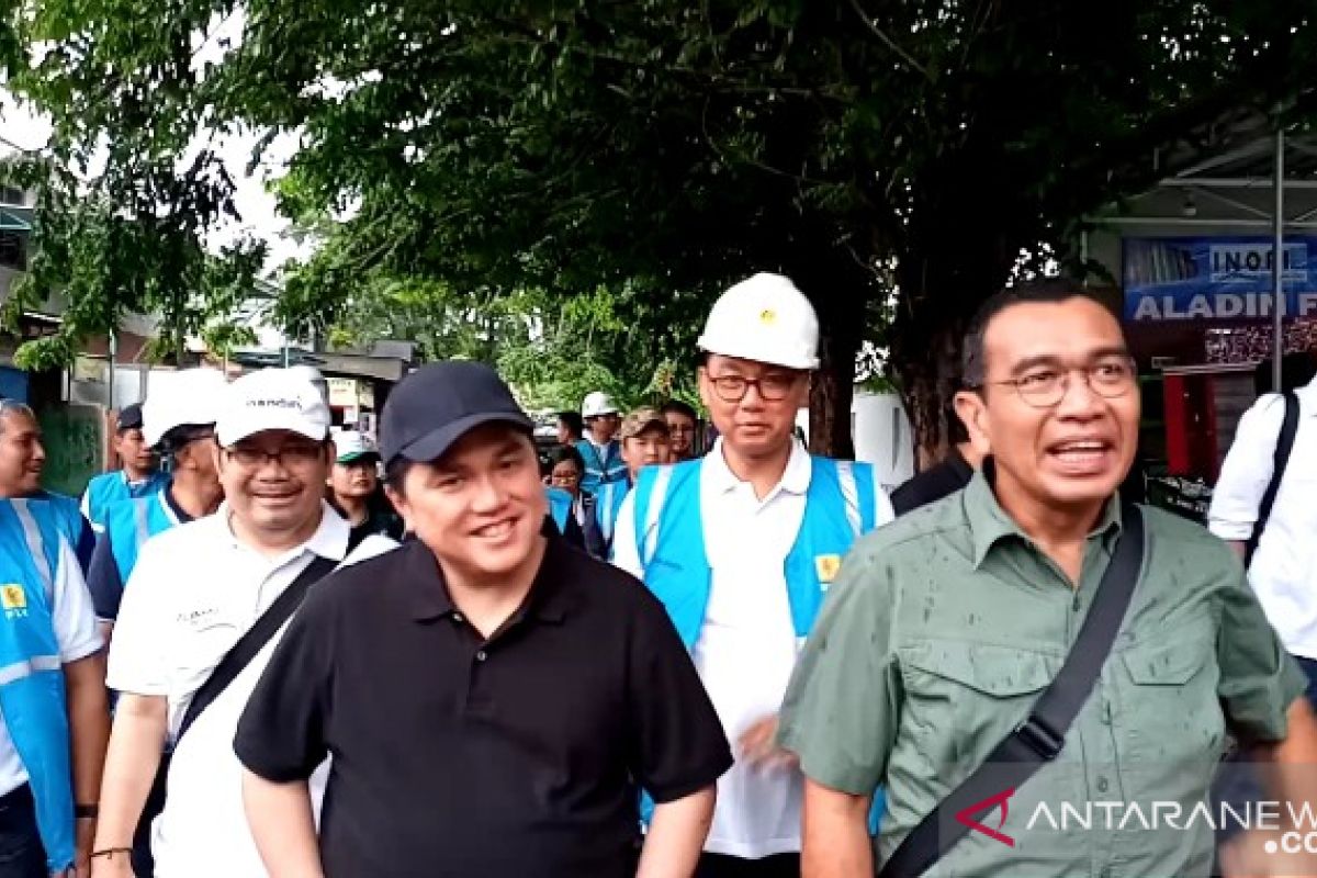 Erick Thohir sebut PLN padamkan listrik saat banjir demi keselamatan