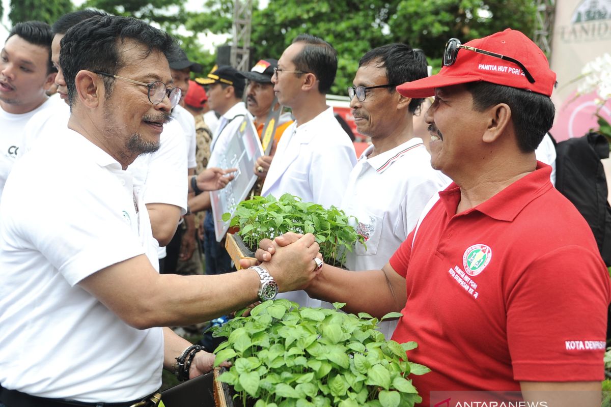 Di Denpasar-Karangasem, Mentan ajak masyarakat wujudkan pertanian maju dan mandiri