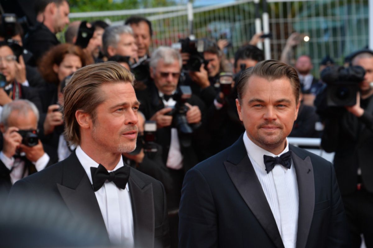 Leonardo DiCaprio dan Brad Pitt "nyambung" di lokasi syuting
