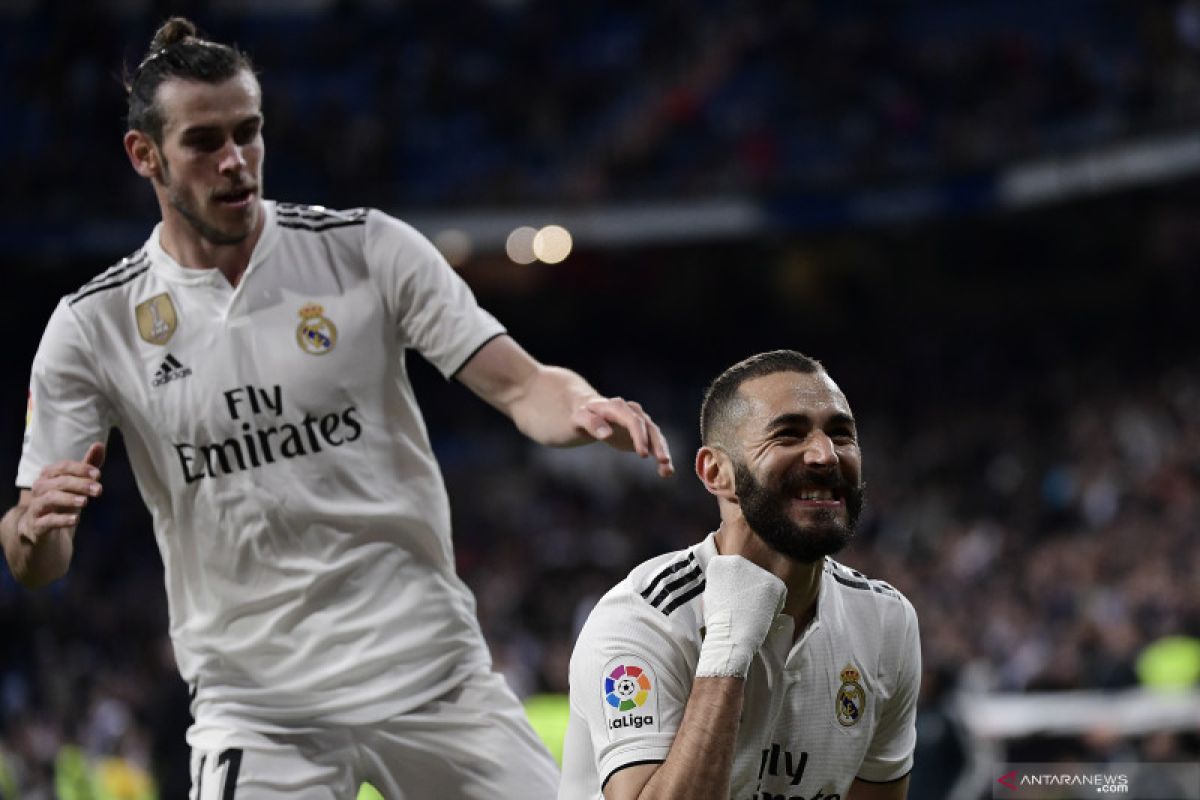 Gareth Bale dan Karim Benzema absen bela Madrid di Piala Super Spanyol