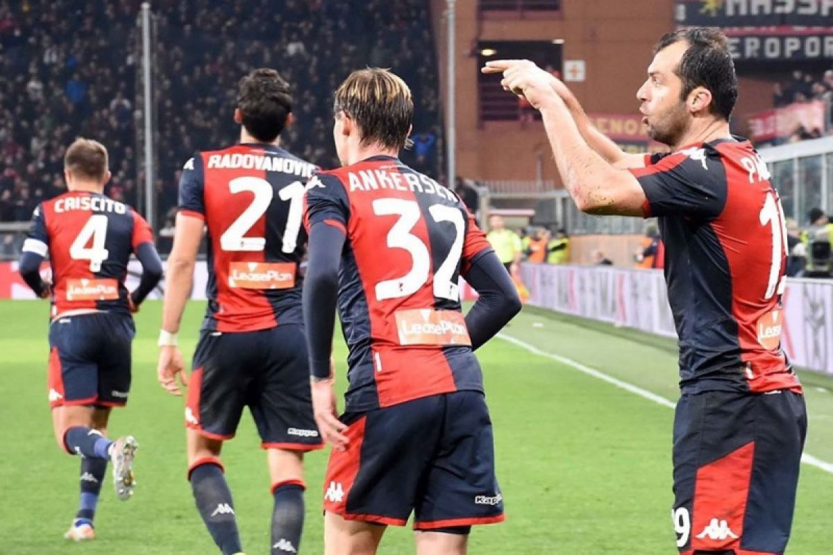 Genoa petik kemenangan pada debut Nicola