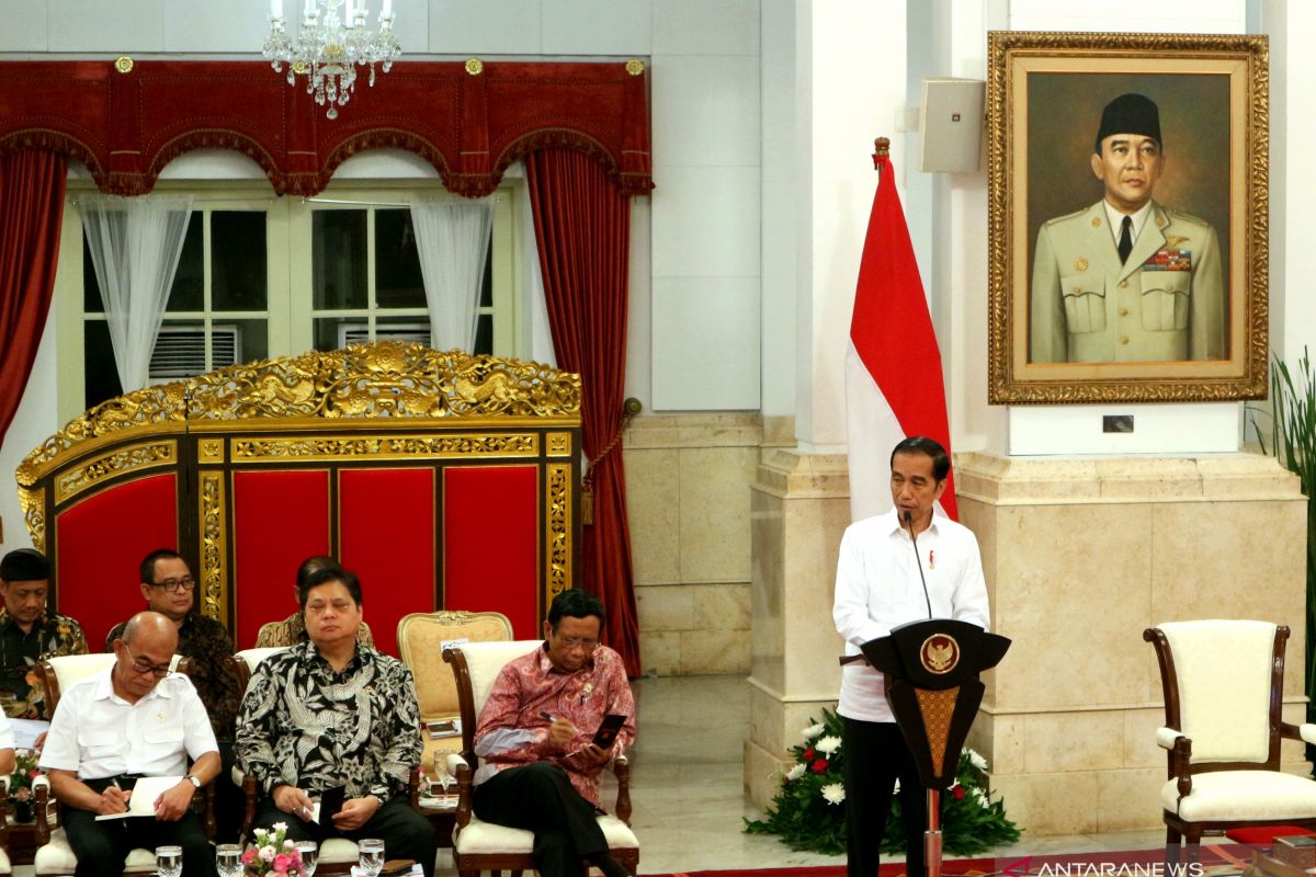 Presiden Jokowi berharap draf "omnibus law" rampung pekan ini