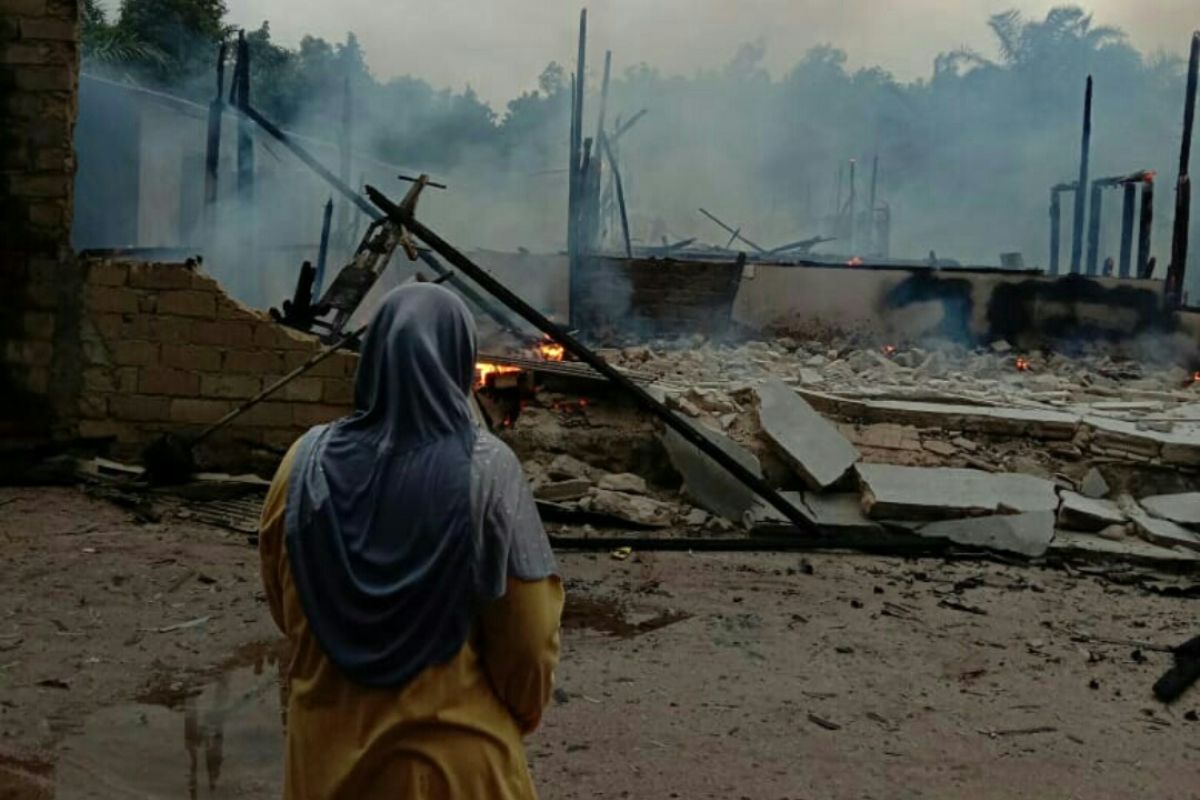 Asrama  pondok pesantren  di Lampung Timur terbakar, tidak ada korban jiwa