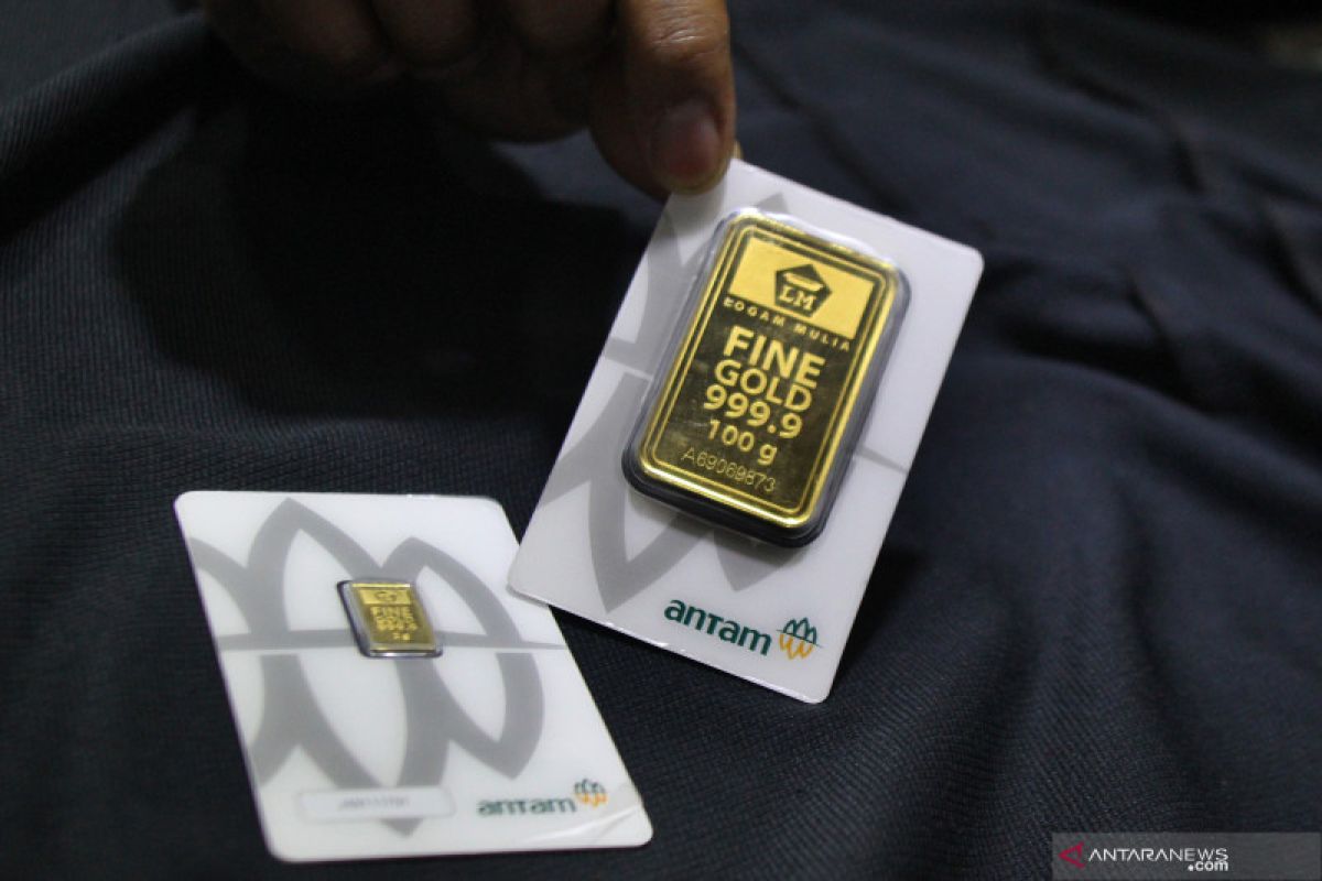 Harga emas Antam Rabu pagi naik Rp3.000 jadi Rp1.088.000 per gram