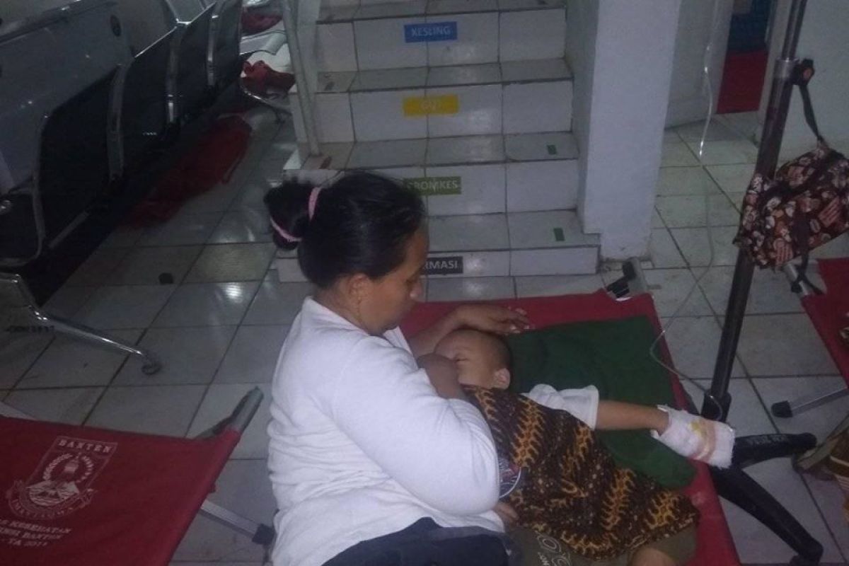 Warga pengungsian di Lebak mulai terserang penyakit