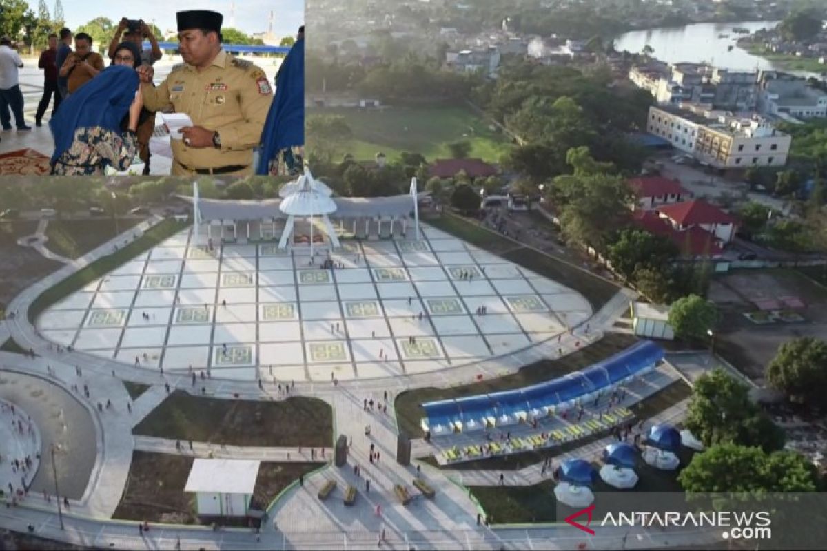 Wali Kota resmikan alun alun Sultan Abdul Jalil Rahmadsyah