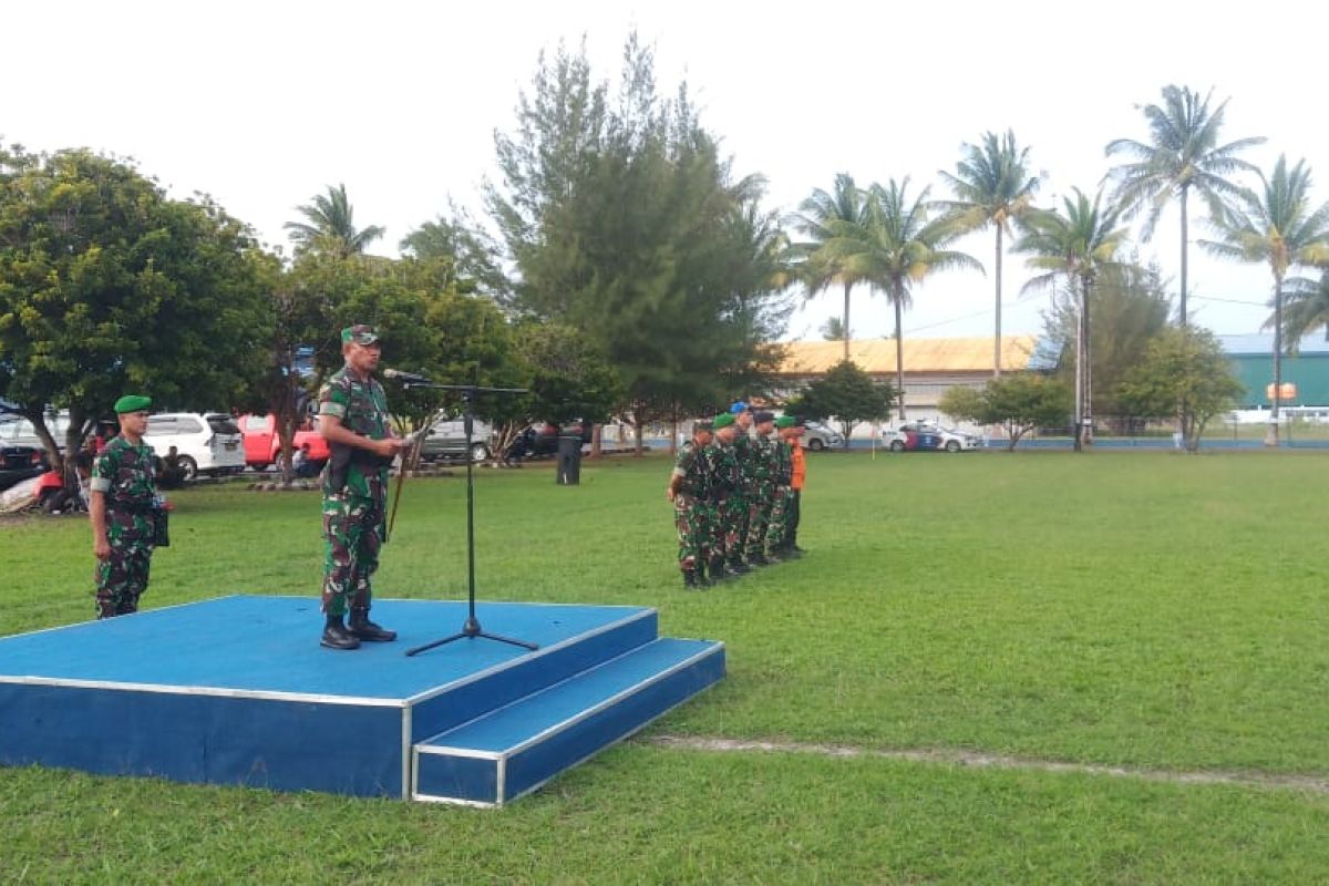 TNI gelar pasukan operasi pengamanan kunjungan Presiden Jokowi  ke Natuna