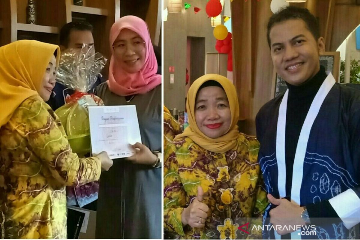 Ketua Dekranasda HSU jadi juri kehormatan Chef Agus sasirangan