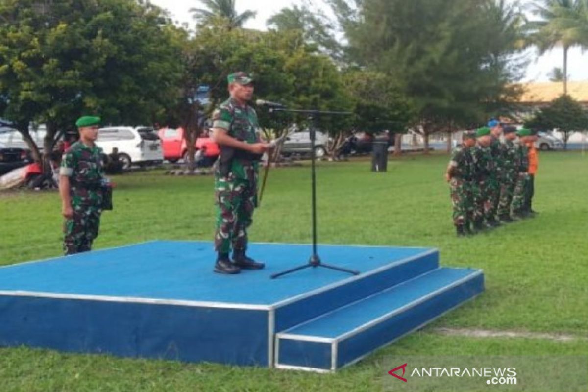 TNI menggelar pasukan operasi pengamanan kunjungan Presiden ke Natuna