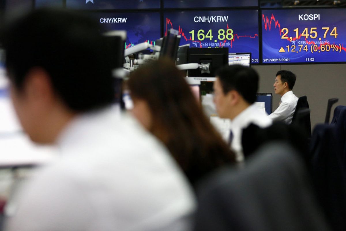 Saham Korsel "rebound" dari rugi, Indeks KOSPI melambung 2,02 persen