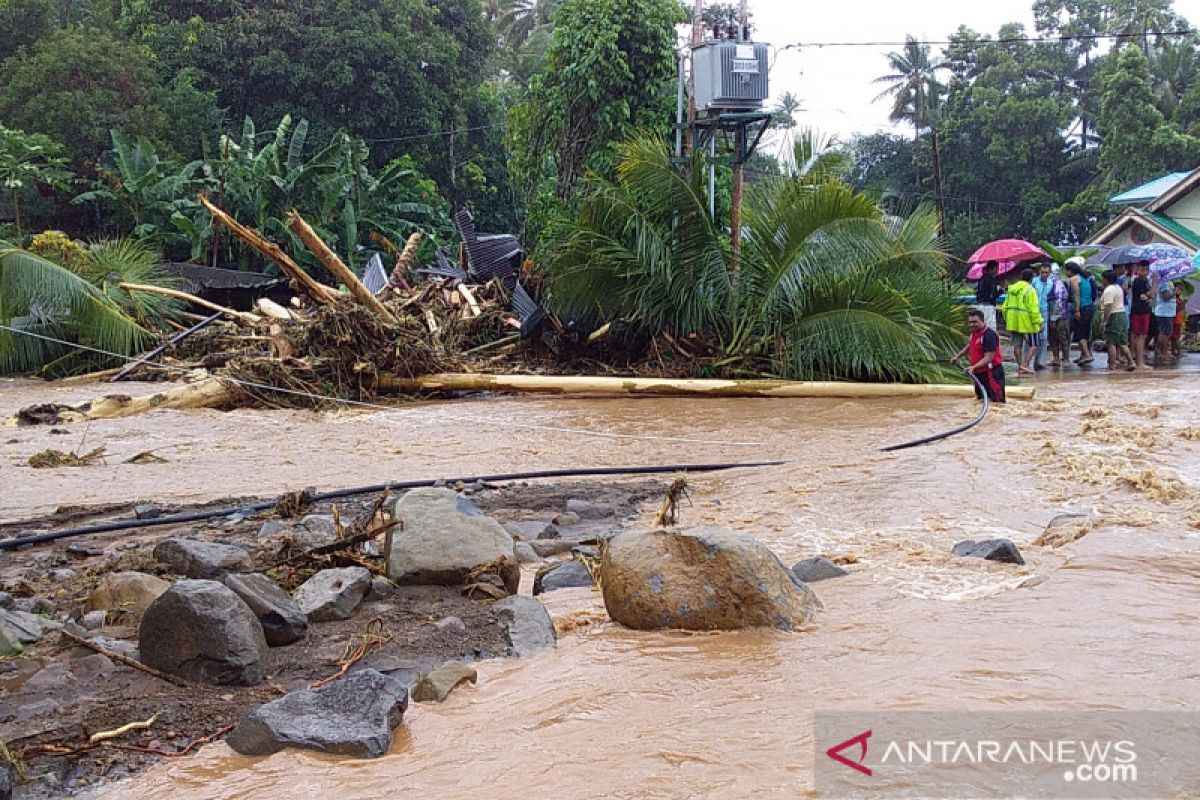 BPBD Sangihe catat 76 rumah rusak akibat banjir dan longsor