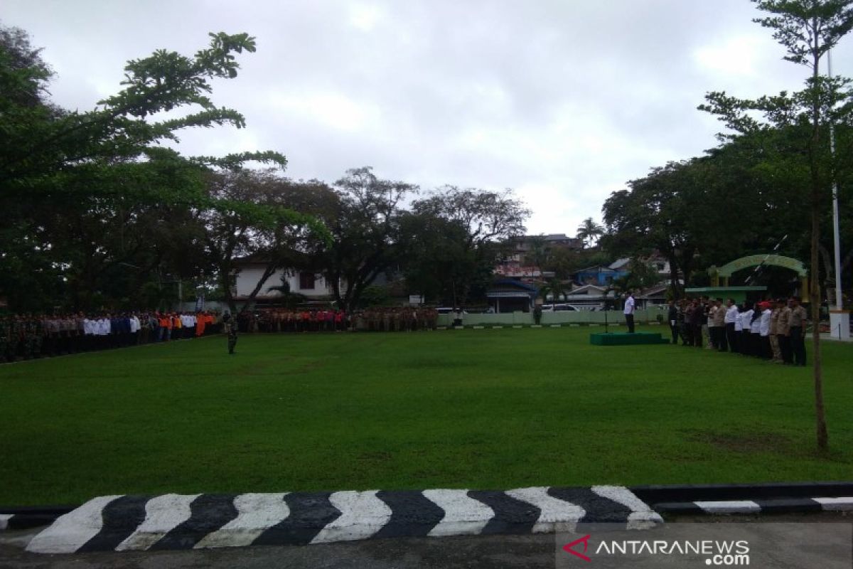 Antisipasi cuaca ekstrem, Kota Kendari gelar apel kesiapsiagaan