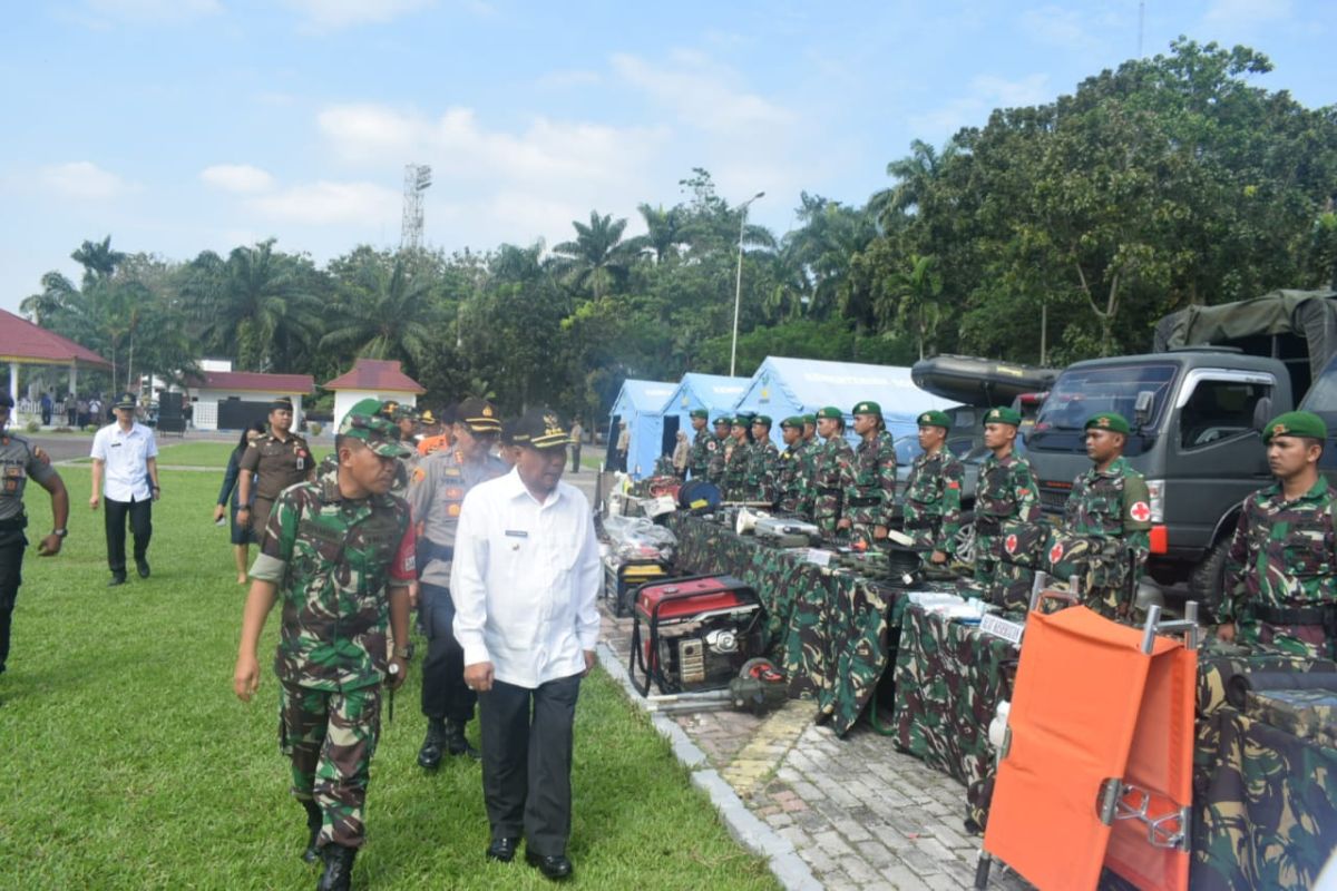 Deliserdang gelar apel kesiapsiagaan penanggulangan bencana