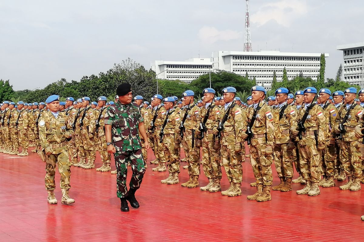 Kasum TNI sambut Satgas Konga dari Lebanon