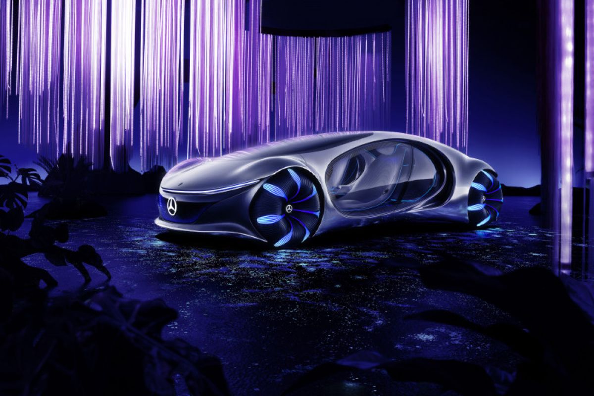 Mobil otonom Mercedes-Benz di CES 2020, terinspirasi dari "Avatar"