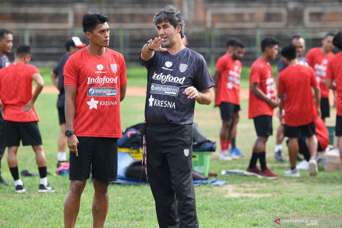 Bali United akan memulai latihan kelanjutan Liga 1 pada Agustus