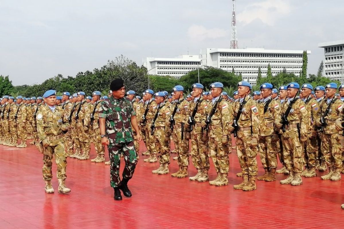 Kasum TNI Letjen Joni Supriyanto sambut 1.289 Satgas Konga dari Lebanon