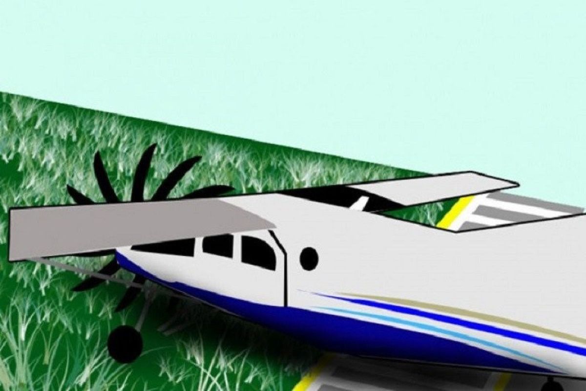 Pesawat Sky Ranger 912 FASI jatuh di perkemahan Cibubur