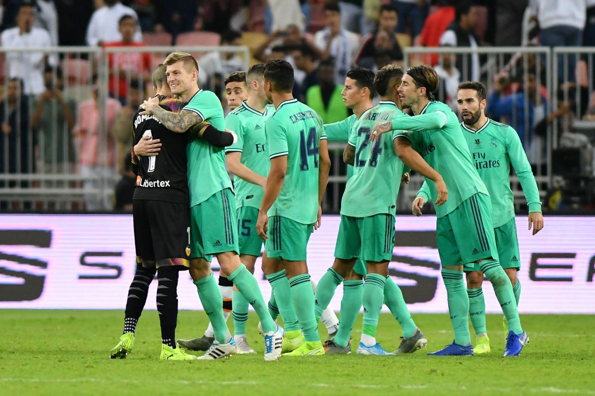 Madrid menggasak Valencia 3-1 pada semifinal Piala Super Spanyol