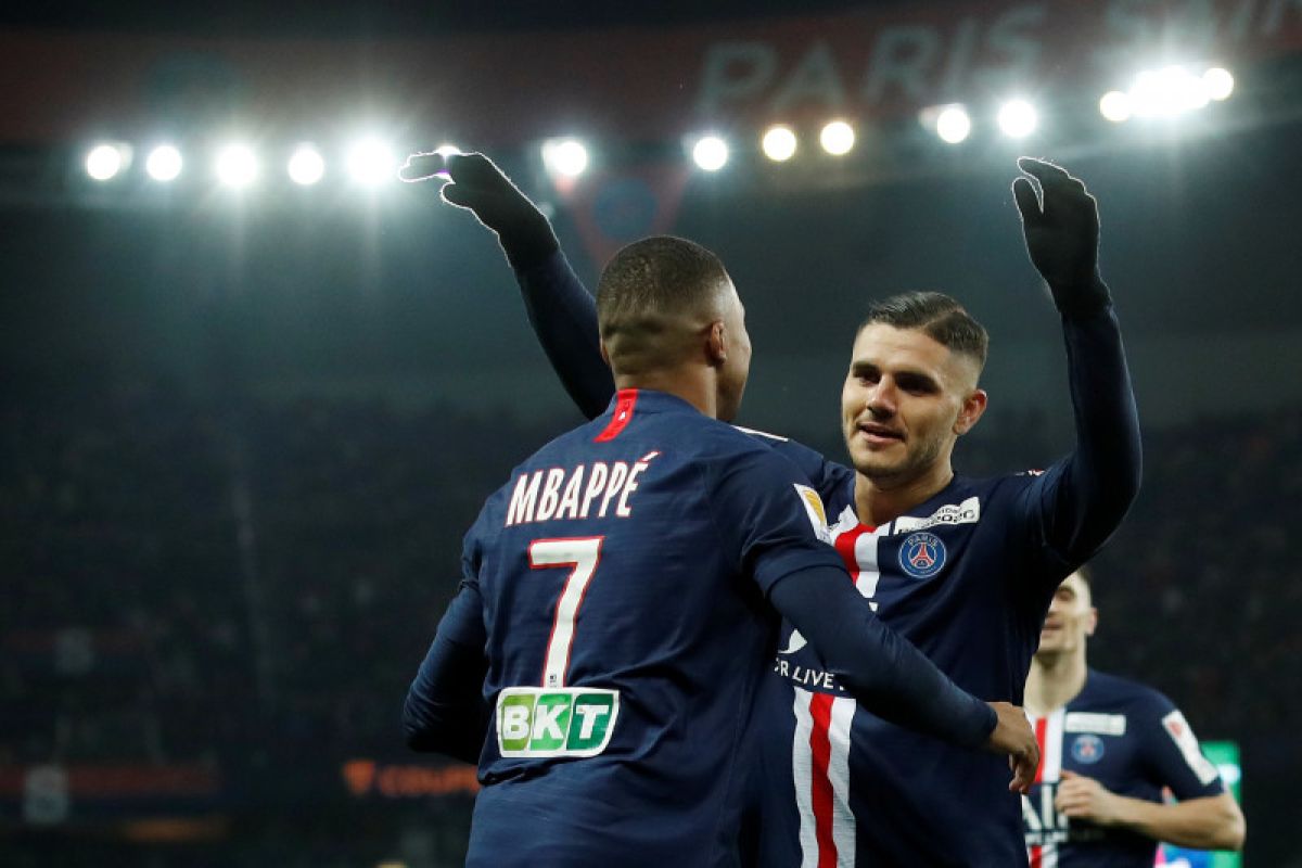 PSG pesta enam gol, dampingi Lyon dan Lille ke semifinal Liga Prancis