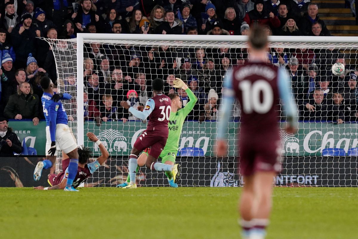 Leicester ditahan seri Aston Villa pada leg pertama semifinal Carabao