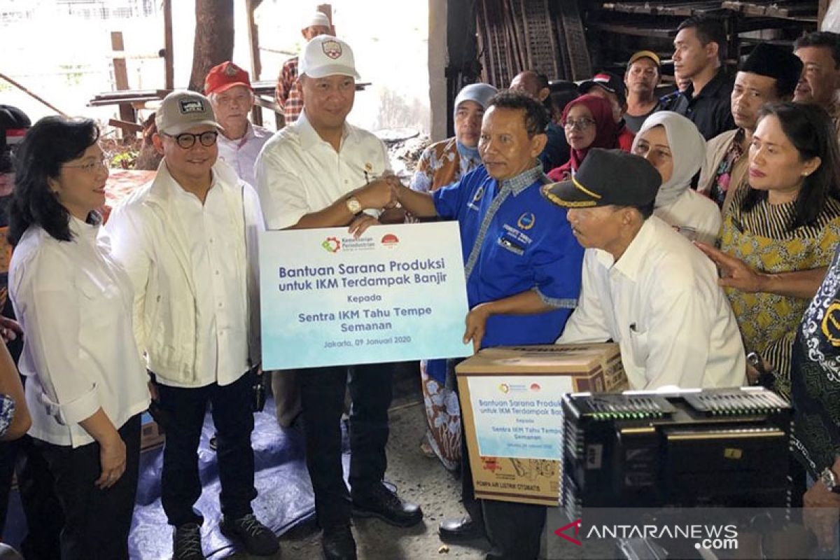 Kemenperin beri bantuan mesin dan peralatan untuk IKM korban banjir