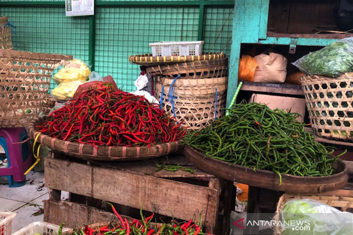 Harga cabai di pasar tradisional Yogyakarta merangkak naik