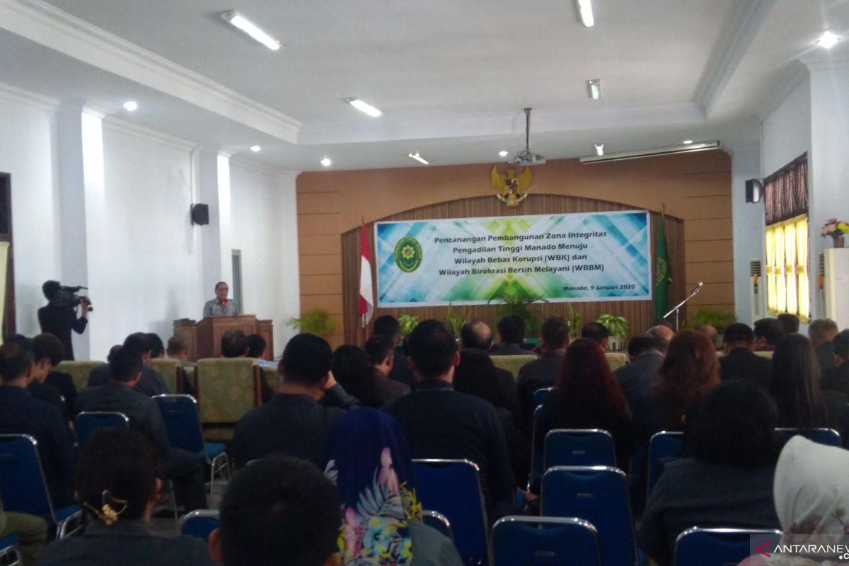 PT Manado canangkan zona integritas