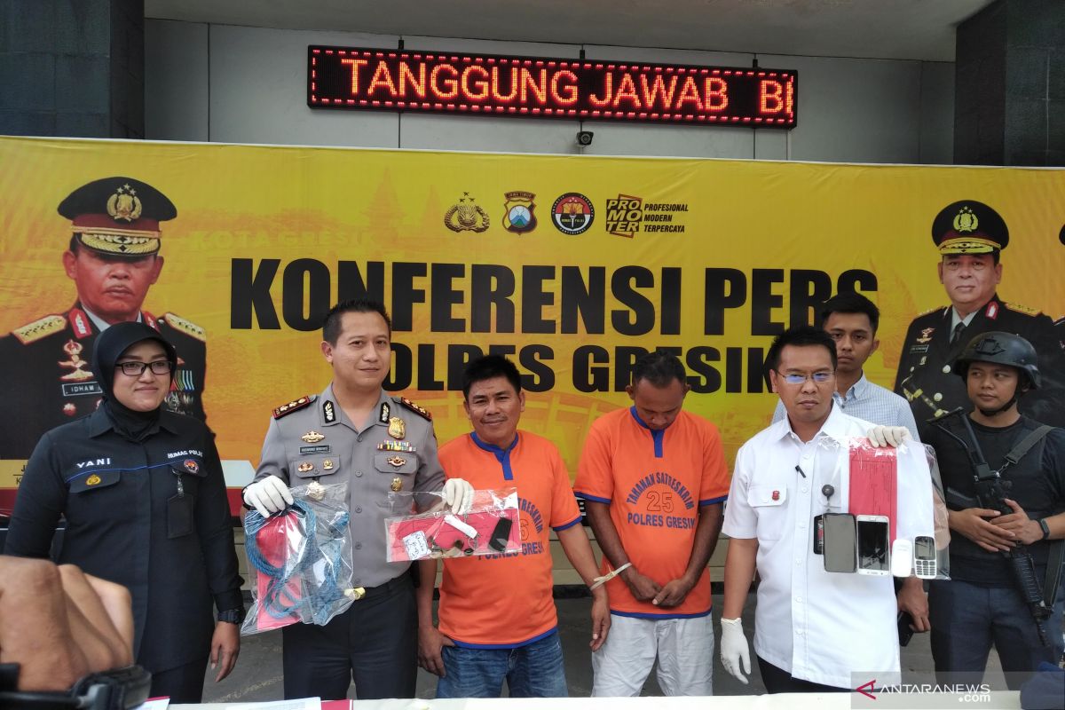 Polisi Gresik tangkap pelaku pembunuhan di pintu Tol Kebomas