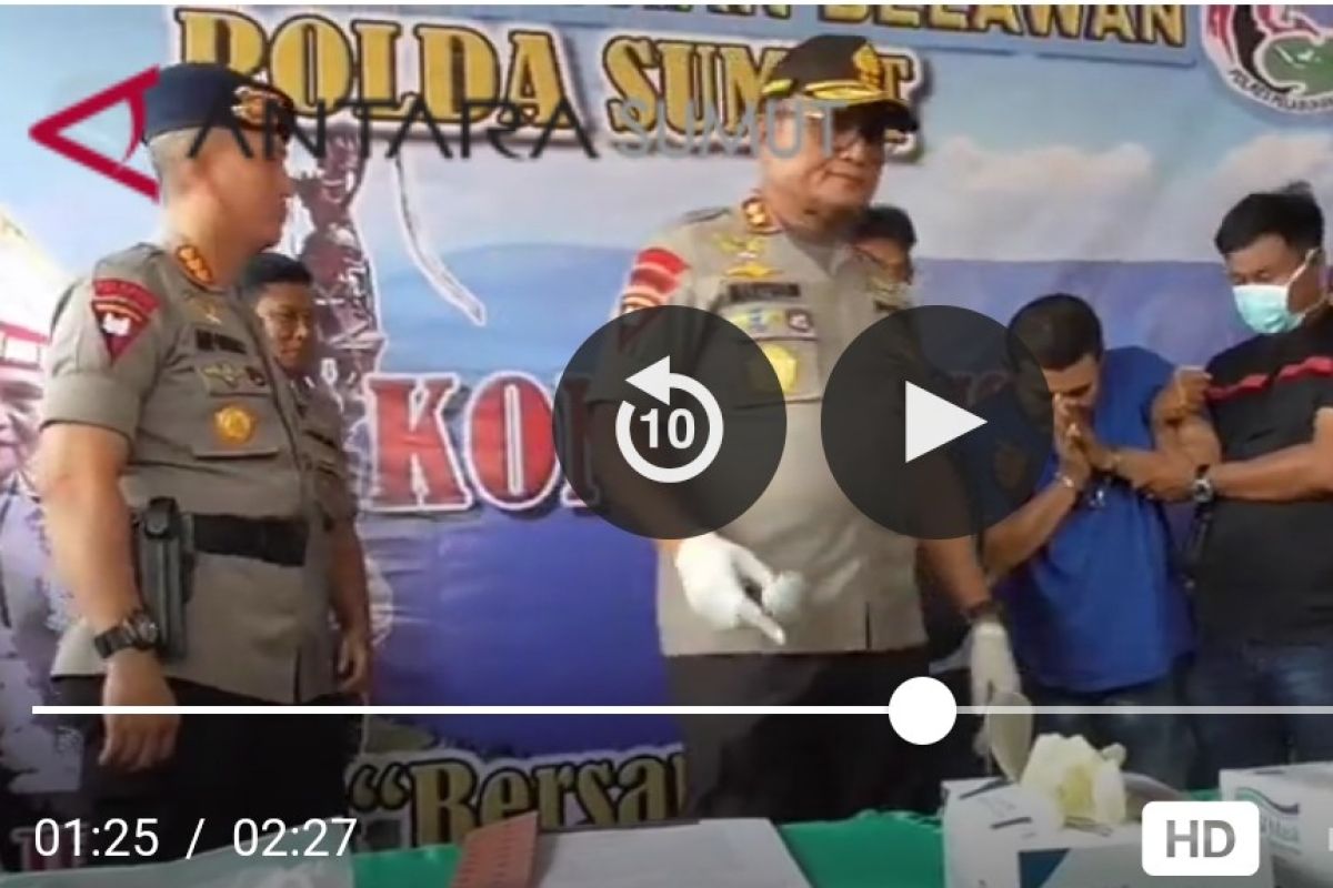 Narkoba baru jenis bubuk masuk ke wilayah Sumatera Utara (video)