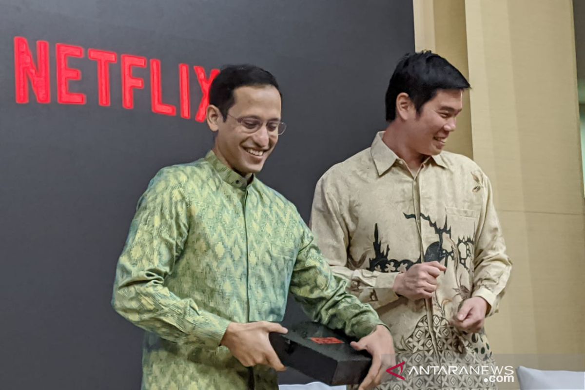 Nadiem "nge-fans" Netflix, senang lihat konten Indonesia makin banyak