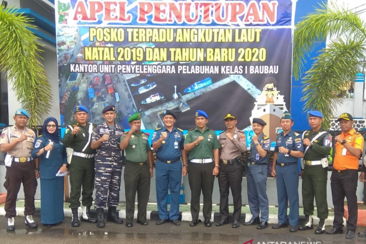 Angkutan Natal dan Tahun Baru di pelabuhan Baubau capai 83.924 orang