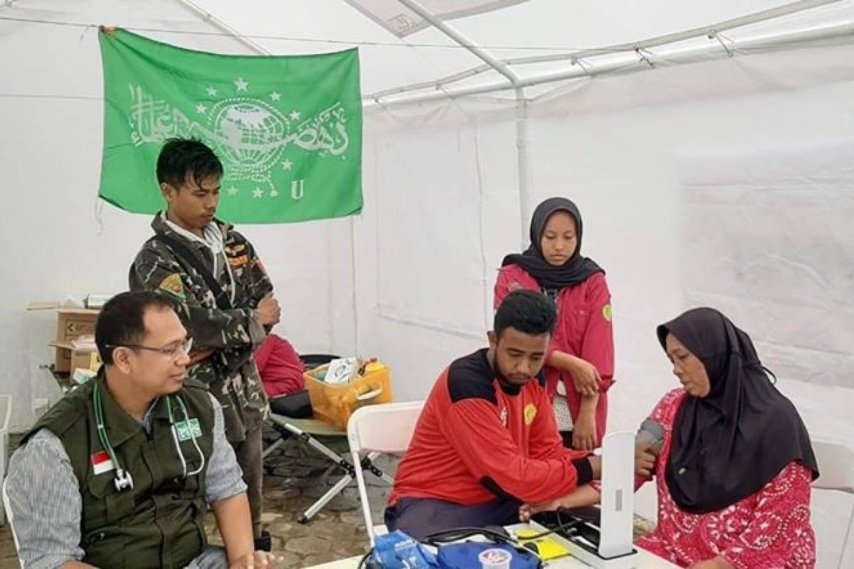 NU Peduli Lebak dirikan posko kesehatan di lokasi terisolasi bencana