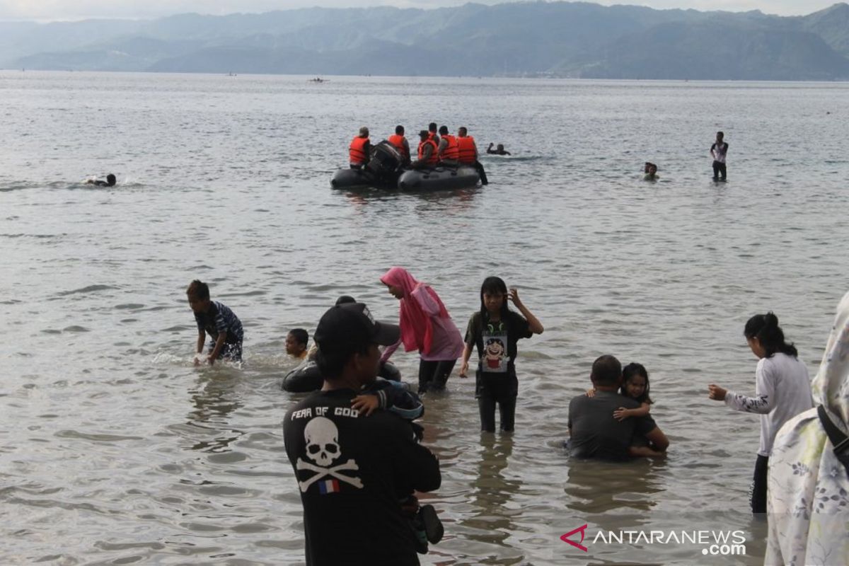 Brimob Polda Gorontalo patroli dialogis lokasi yang rawan bencana