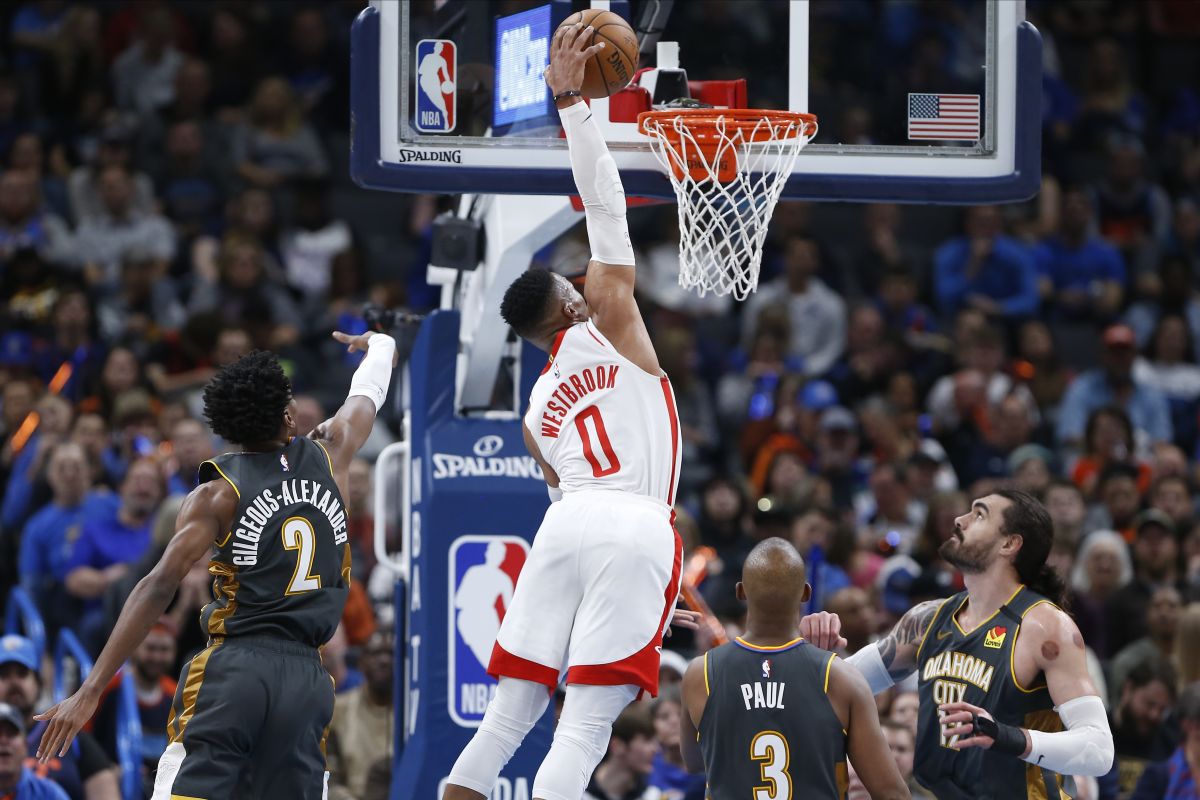 Ringkasan NBA, Rockets kalah meski Westbrook menggebrak