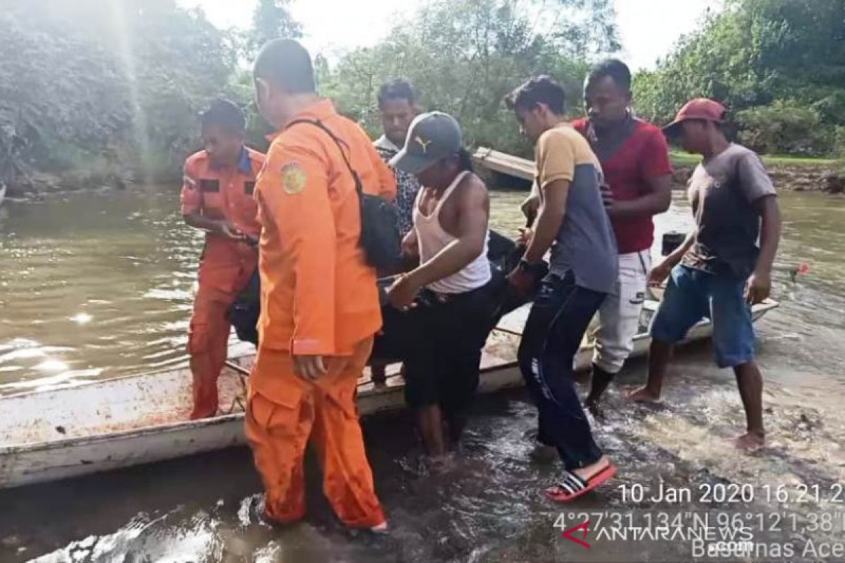 Sempat hilang, warga Aceh Barat ditemukan meninggal dunia diduga terseret arus sungai