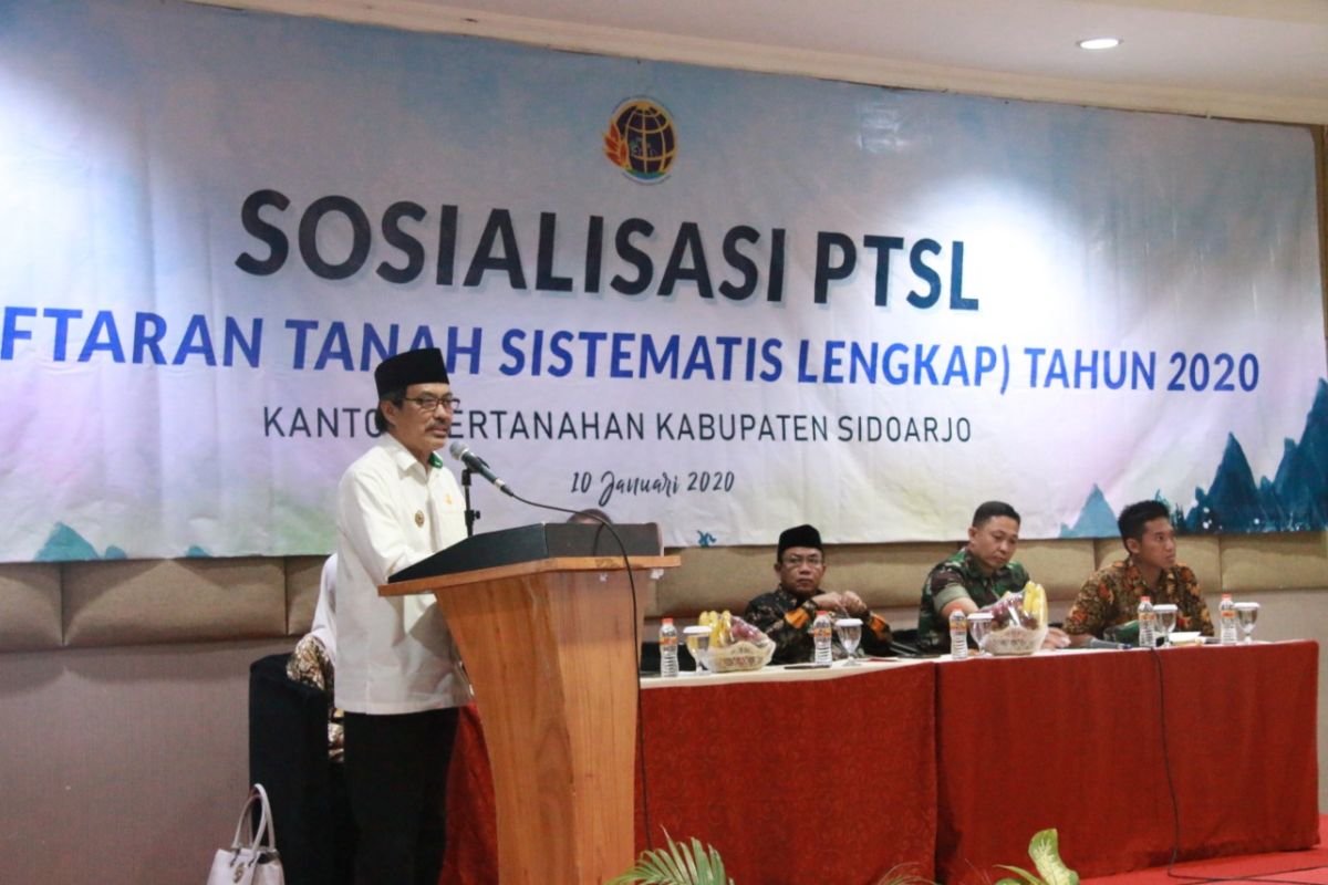 BPN Sidoarjo targetkan sertifikasi 60 ribu bidang tanah