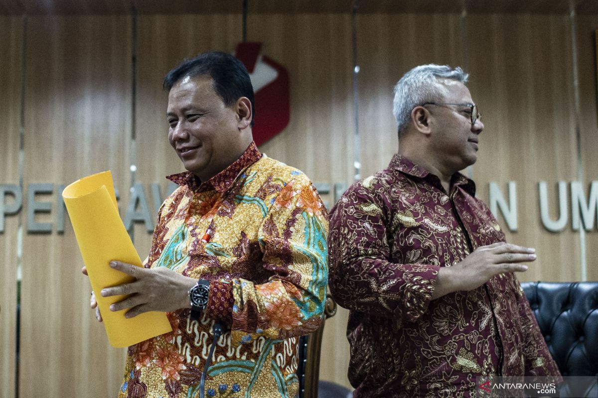 Seluruh komisioner Bawaslu hadiri sidang pelanggaran etik anggota KPU terjerat OTT