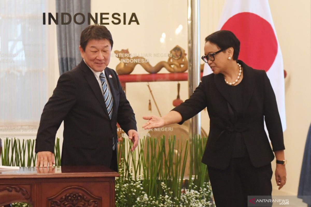Pertemuan 2+2 Indonesia-Jepang dilaksanakan tahun ini