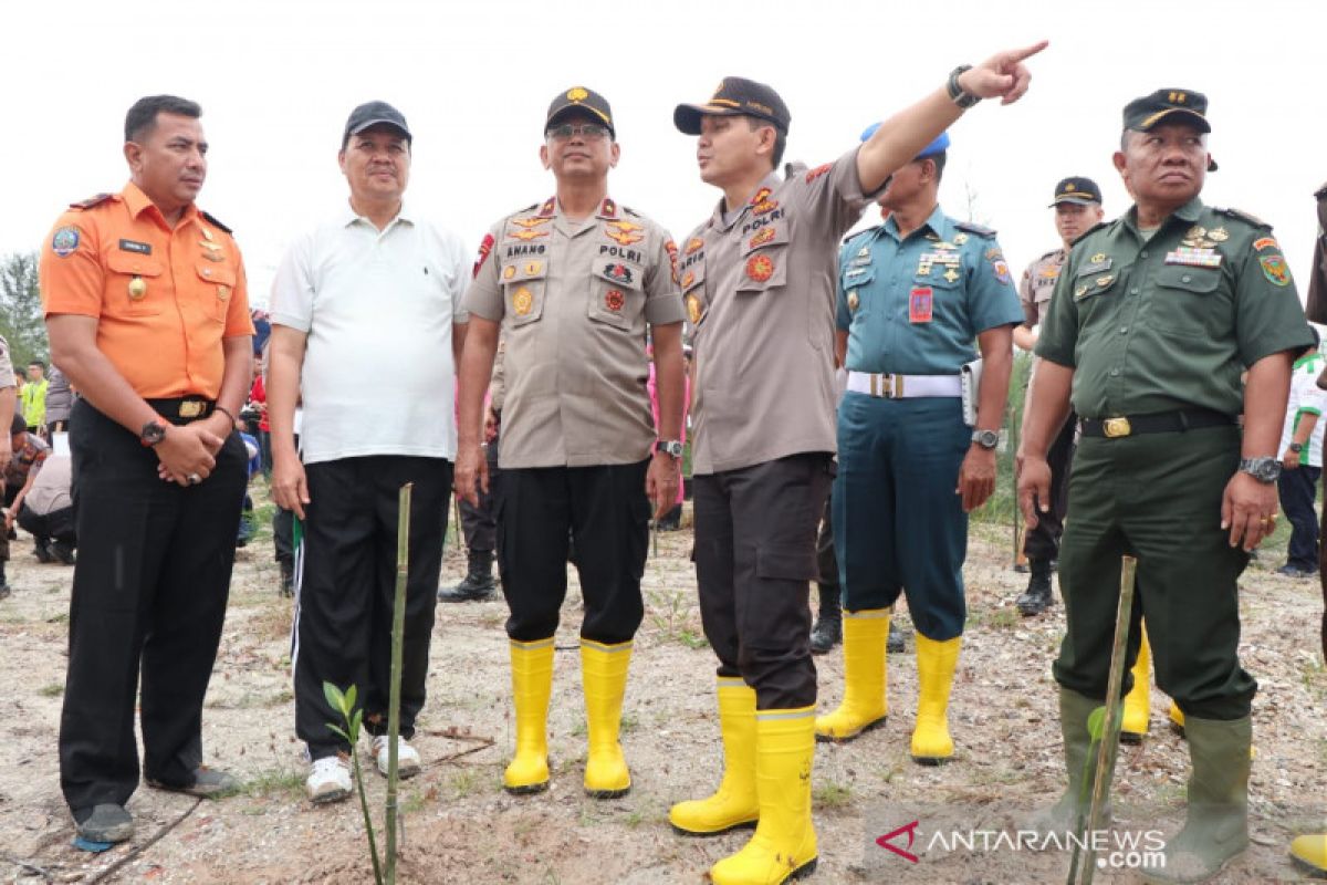 Polres Bangka tanam 3.750 pohon peduli penghijauan