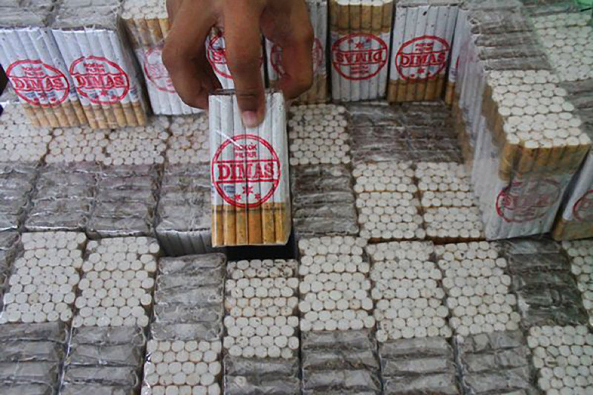 Bea Cukai Malang sita ribuan bungkus rokok ilegal