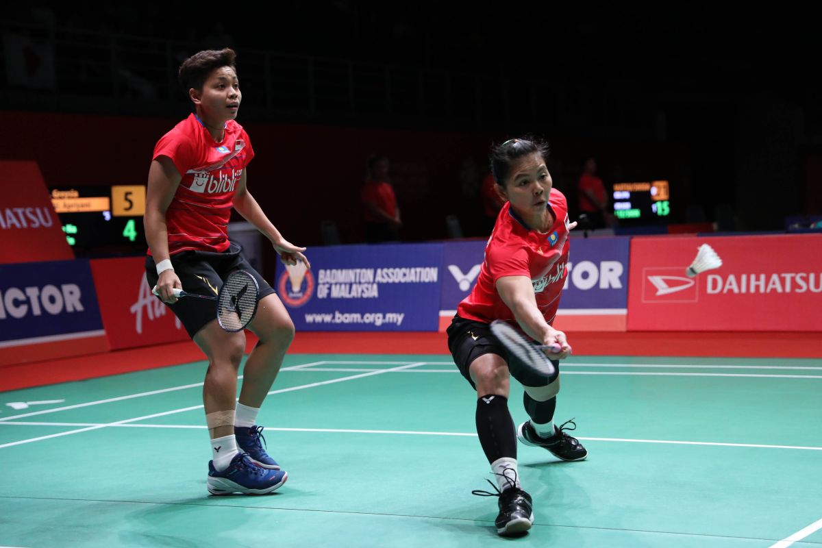 Kalah dari China, Greysia/Apriyani gagal ke final Malaysia Masters 2020