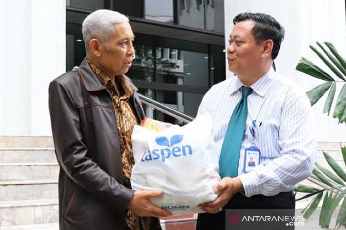 Taspen salurkan bantuan untuk korban banjir pegawai MA