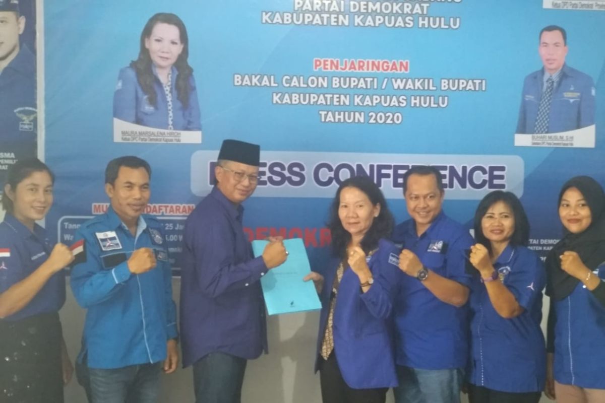 Baiduri harapkan dukungan Partai Demokrat pada Pilkada 2020